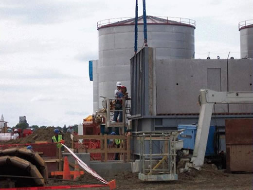 Setting Refractory Lined Wall Panels